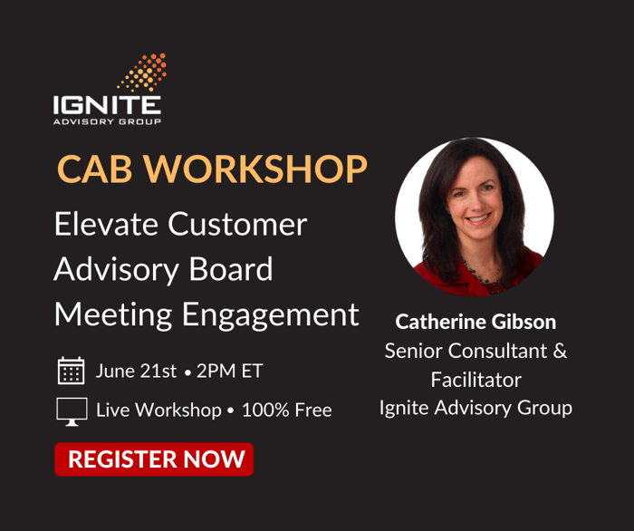 Customer Advisory Board Workshop: Elevate CAB meeting engagement